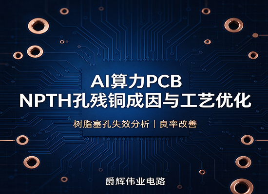 AI算力PCB NPTH孔残铜成因与树脂塞孔工艺优化