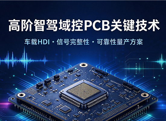 高阶智驾域控 PCB 关键技术｜HDI 车载域控板信号完整性与可靠性方案