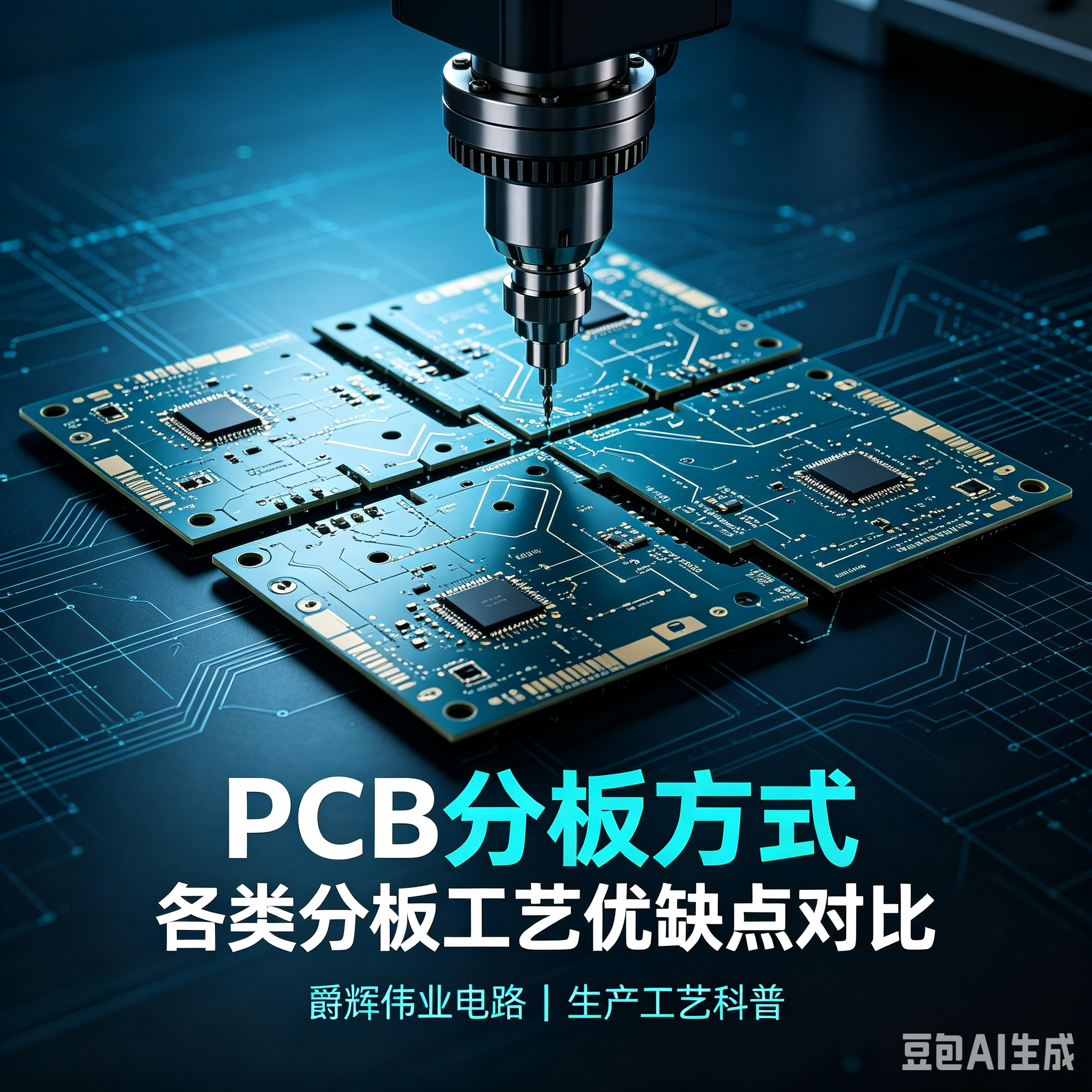 PCB 分板工艺全解析｜V‑割、铣削、激光、冲压怎么选