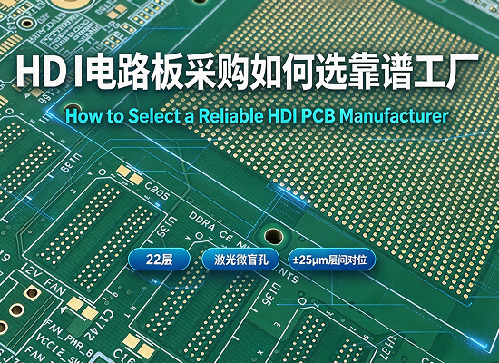 HDI 电路板采购如何选靠谱工厂？高阶 HDI 板生产能力怎么判断